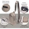 imageBaggallini Double Zip Mini SlingSterling Shimmer