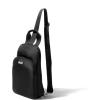 imageBaggallini Essential Small 12x7 Inch Sling Crossbody Bag with Convertible Adjustable Shoulder StrapBlack