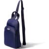 imageBaggallini Essential Small 12x7 Inch Sling Crossbody Bag with Convertible Adjustable Shoulder StrapCadet Navy