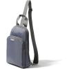 imageBaggallini Essential Small 12x7 Inch Sling Crossbody Bag with Convertible Adjustable Shoulder StrapCharcoal Gray