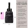 imageBaggallini Essential Small 12x7 Inch Sling Crossbody Bag with Convertible Adjustable Shoulder StrapMidnight Garden
