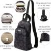 imageBaggallini Essential Small 12x7 Inch Sling Crossbody Bag with Convertible Adjustable Shoulder StrapMidnight Garden