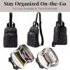 imageBaggallini Essential Small 12x7 Inch Sling Crossbody Bag with Convertible Adjustable Shoulder StrapMidnight Garden