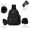 imageBaggallini Medium Sling Backpack  Lightweight Sling Bag with Convertible Adjustable Shoulder StrapBlack
