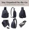 imageBaggallini Medium Sling Backpack  Lightweight Sling Bag with Convertible Adjustable Shoulder StrapFrench Navy