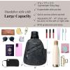 imageBaggallini Medium Sling Backpack  Lightweight Sling Bag with Convertible Adjustable Shoulder StrapMidnight Blossom