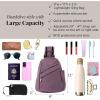 imageBaggallini Medium Sling Backpack  Lightweight Sling Bag with Convertible Adjustable Shoulder StrapMisty Purple