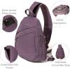 imageBaggallini Medium Sling Backpack  Lightweight Sling Bag with Convertible Adjustable Shoulder StrapMisty Purple