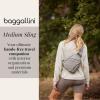 imageBaggallini Medium Sling Backpack  Lightweight Sling Bag with Convertible Adjustable Shoulder StrapSterling Shimmer