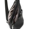 imageBaggallini Mini Sling  12x7 Sling Crossbody Bag Backpack with Adjustable Shoulder StrapBlack Cheetah Emboss