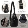 imageBaggallini Mini Sling  12x7 Sling Crossbody Bag Backpack with Adjustable Shoulder StrapBlack Cheetah Emboss