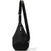 imageBaggallini Mini Sling  12x7 Sling Crossbody Bag Backpack with Adjustable Shoulder StrapBlack Cheetah Emboss