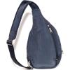 imageBaggallini Securtex AntiTheft Triple Zip Sling  Travel Backpack Sling Bag Crossbody  RFID Wallet Locking ZipperFrench Navy