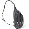 imageBaggallini Securtex AntiTheft Triple Zip Sling  Travel Backpack Sling Bag Crossbody  RFID Wallet Locking ZipperMidnight Blossom