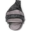 imageBaggallini Securtex AntiTheft Triple Zip Sling  Travel Backpack Sling Bag Crossbody  RFID Wallet Locking ZipperMidnight Blossom