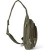 imageBaggallini Securtex AntiTheft Triple Zip Sling  Travel Backpack Sling Bag Crossbody  RFID Wallet Locking ZipperThyme