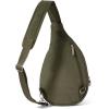 imageBaggallini Securtex AntiTheft Triple Zip Sling  Travel Backpack Sling Bag Crossbody  RFID Wallet Locking ZipperThyme
