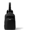 imageBaggallini Essential Small 12x7 Inch Sling Crossbody Bag with Convertible Adjustable Shoulder StrapBlack