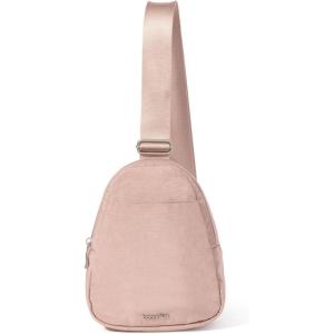imageBaggallini Double Zip Mini SlingBlush Shimmer