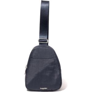 imageBaggallini Double Zip Mini SlingFrench Navy