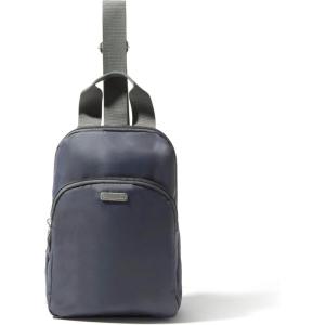 imageBaggallini Essential Small 12x7 Inch Sling Crossbody Bag with Convertible Adjustable Shoulder StrapCharcoal Gray