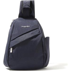 imageBaggallini Medium Sling Backpack  Lightweight Sling Bag with Convertible Adjustable Shoulder StrapFrench Navy