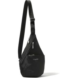 imageBaggallini Mini Sling  12x7 Sling Crossbody Bag Backpack with Adjustable Shoulder StrapBlack Cheetah Emboss