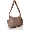 imageBaggallini Anywhere Hobo Crossbody Women 13x95 WaterResistant Travel Purse Handbag Shoulder Bag WRFID WristletPortobello Shimmer