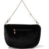 imageBaggallini Modern Everywhere Half Moon CrossbodyBlack Velvet With Gold Hardware