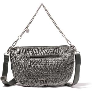 imageBaggallini Modern Everywhere Half Moon CrossbodyGrey Emboss Velvet