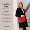 imageBaggallini Everywhere Bagg Crossbody Women 11x9 Lightweight Nylon Hobo WaterResistant Travel Bag WRFID ProtectionApple
