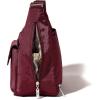 imageBaggallini Everywhere Bagg Crossbody Women 11x9 Lightweight Nylon Hobo WaterResistant Travel Bag WRFID ProtectionDark Cherry