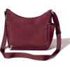 imageBaggallini Everywhere Bagg Crossbody Women 11x9 Lightweight Nylon Hobo WaterResistant Travel Bag WRFID ProtectionDark Cherry