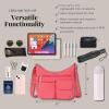imageBaggallini Everywhere Bagg Crossbody Women 11x9 Lightweight Nylon Hobo WaterResistant Travel Bag WRFID ProtectionFlamingo