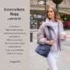 imageBaggallini Everywhere Bagg Crossbody Women 11x9 Lightweight Nylon Hobo WaterResistant Travel Bag WRFID ProtectionFlamingo