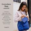 imageBaggallini Everywhere Bagg Crossbody Women 11x9 Lightweight Nylon Hobo WaterResistant Travel Bag WRFID ProtectionFrench Navy Quilt