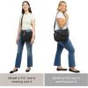 imageBaggallini Everywhere Bagg Crossbody Women 11x9 Lightweight Nylon Hobo WaterResistant Travel Bag WRFID ProtectionLapis