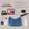imageBaggallini Everywhere Bagg Crossbody Women 11x9 Lightweight Nylon Hobo WaterResistant Travel Bag WRFID ProtectionLapis