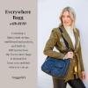 imageBaggallini Everywhere Bagg Crossbody Women 11x9 Lightweight Nylon Hobo WaterResistant Travel Bag WRFID ProtectionMidnight Blossom