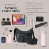imageBaggallini Everywhere Bagg Crossbody Women 11x9 Lightweight Nylon Hobo WaterResistant Travel Bag WRFID ProtectionMidnight Blossom