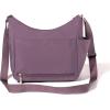 imageBaggallini Everywhere Bagg Crossbody Women 11x9 Lightweight Nylon Hobo WaterResistant Travel Bag WRFID ProtectionMisty Purple