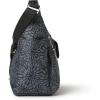 imageBaggallini Everywhere Bagg Crossbody Women 11x9 Lightweight Nylon Hobo WaterResistant Travel Bag WRFID ProtectionPewter Floral