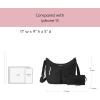 imageBaggallini Everywhere Bagg Crossbody Women 11x9 Lightweight Nylon Hobo WaterResistant Travel Bag WRFID ProtectionPortobello