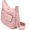 imageBaggallini Everywhere Bagg Crossbody Women 11x9 Lightweight Nylon Hobo WaterResistant Travel Bag WRFID ProtectionWoodrose