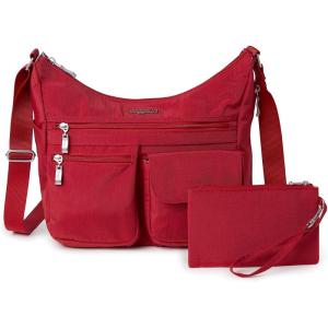 imageBaggallini Everywhere Bagg Crossbody Women 11x9 Lightweight Nylon Hobo WaterResistant Travel Bag WRFID ProtectionApple