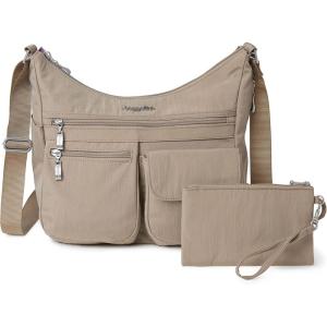imageBaggallini Everywhere Bagg Crossbody Women 11x9 Lightweight Nylon Hobo WaterResistant Travel Bag WRFID ProtectionBeach