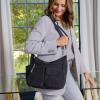 imageBaggallini Modern Everywhere Crossbody Women 11x9x45 RFID Hobo BagBlack