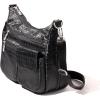 imageBaggallini Modern Everywhere Crossbody Women 11x9x45 RFID Hobo BagBlack Croc Jacquard