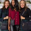 imageBaggallini Modern Everywhere Crossbody Women 11x9x45 RFID Hobo BagBlack W Gold Hardware