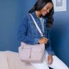 imageBaggallini Modern Everywhere Crossbody Women 11x9x45 RFID Hobo BagBlush Shimmer